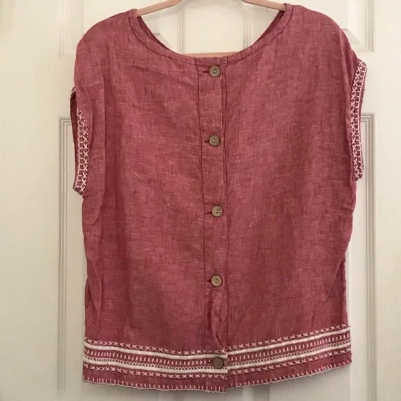 100% Linen Top - Picture 6 of 9